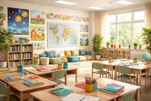 Comment décorer une salle de classe